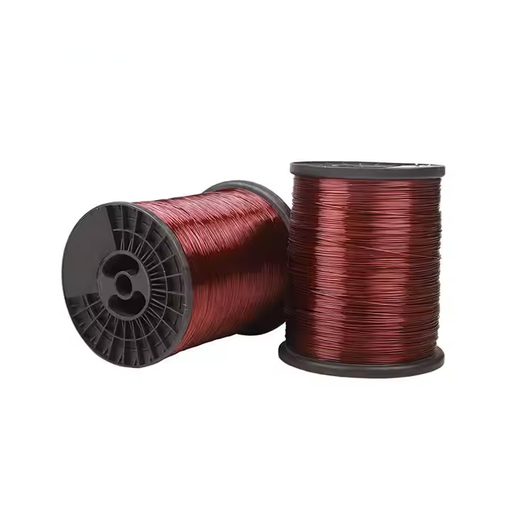 AWG 11 35 Gauge SWG Magnet Wire Enameled Round Wire Aluminum Polyam Ideimide Winding Wire